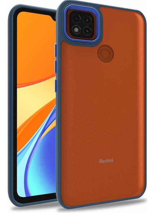 Nevarium Xiaomi Redmi 9c Case Back with Transparent Edge Protection Silicone Dora - Blue 