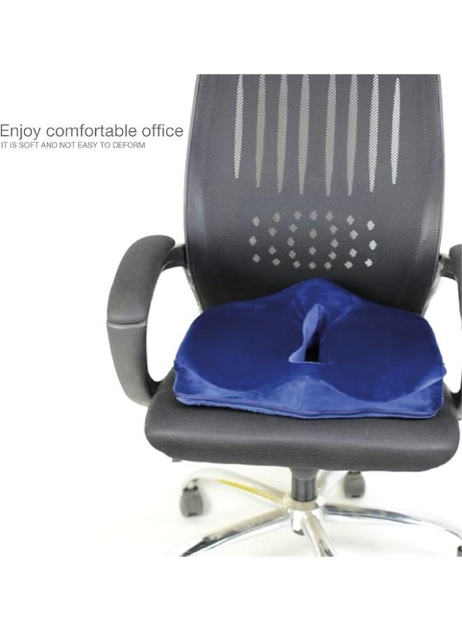 Medical seat cushion for coccyx pain relief - Comfortable memory foam cushion for spinal support and lower back pain relief - Image 3