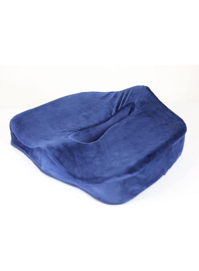 Medical seat cushion for coccyx pain relief - Comfortable memory foam cushion for spinal support and lower back pain relief - Image 1