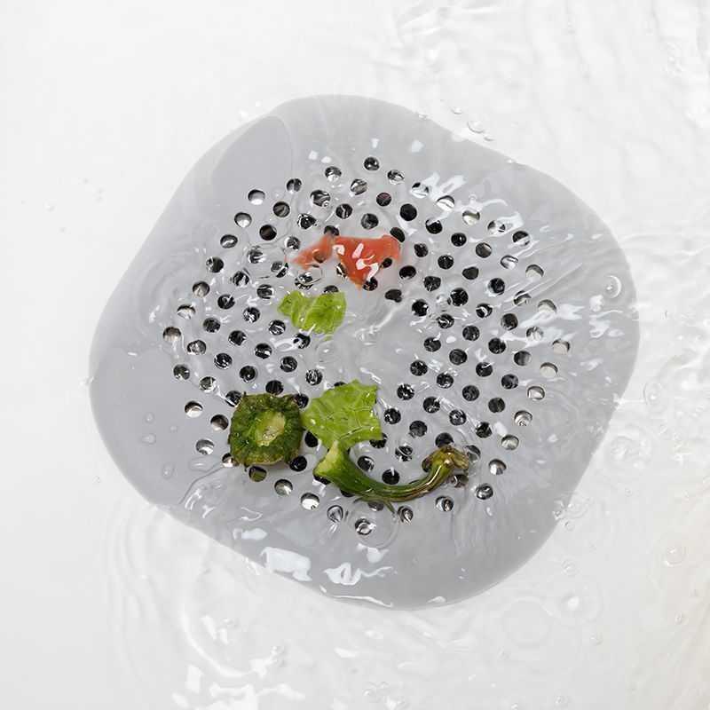 Sewer Floor Drain Plug Kitchen Bathroom Drain Anti-Blocking Hair Filter - High Durability Suction Cup Drain Pad for Home Daily Use - Image 4