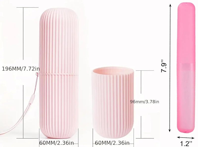 ORBITORA 3 Pack Travel Toothbrush Holder Travel Soap Case Travel Soap Container Dish Tray Portable Box Leak Proof Toothpaste Storage Kit for Traveling, Bathroom, Camping, School, Gym, Outdoor - Image 3