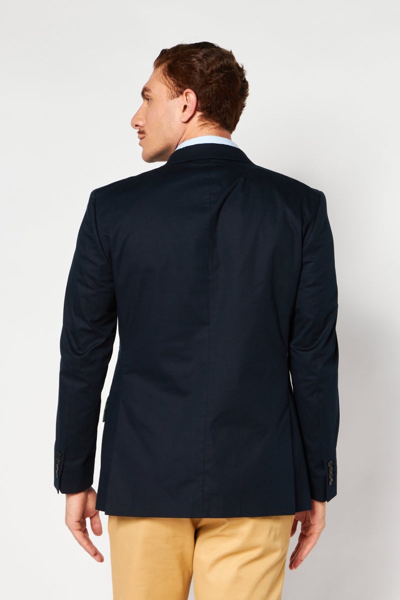 LACOSTE Men Plain Vest Jacket, Navy Blue - Image 4