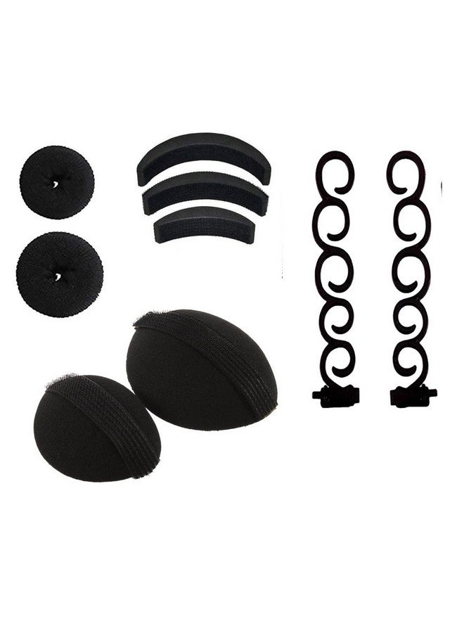 StayBuy™ Hair Acceessories Combo Pack of 09 Juda Maker, Bun Maker Hair Puff Maker Hair Briad Tool Hair Dount For Women And Girls - Image 1