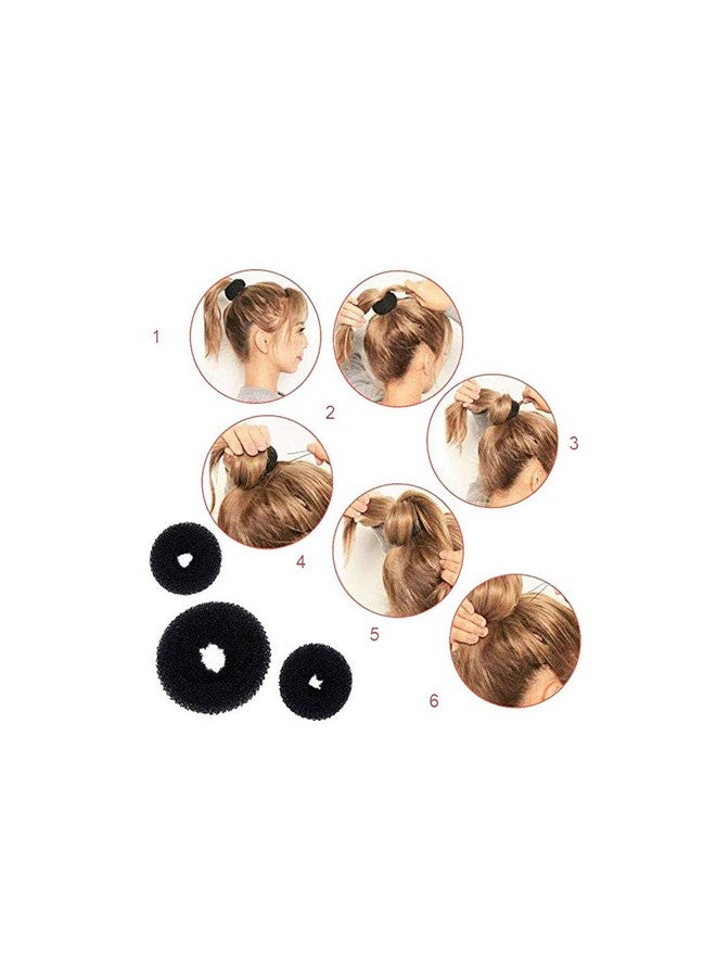StayBuy™ Hair Acceessories Combo Pack of 09 Juda Maker, Bun Maker Hair Puff Maker Hair Briad Tool Hair Dount For Women And Girls - Image 2