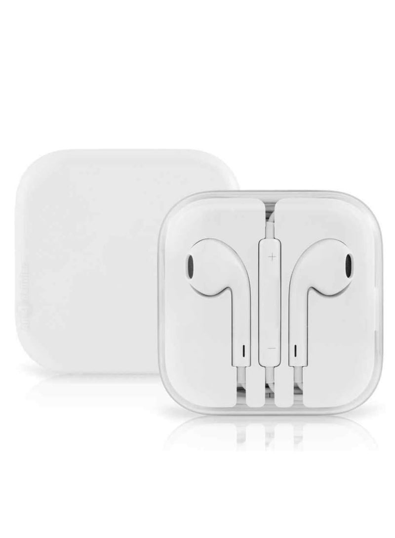 ELTRAZONE "White Wired In-Ear Earphones with High Bass and Mic: Hands-Free, Compatible with Oppo A78" - Image 3