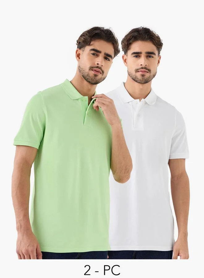 Splash FAV Set of 2 - Regular Fit Polo T-shirt