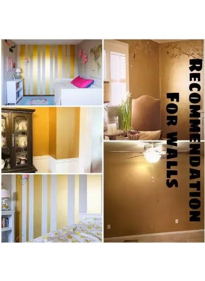 1001 1001 Glossy Universal Metalic Paint Gold | Smooth Luxury Finish | Idea For Walls,Gypsum Celling & Art, Craft & Paints Work.  - Image 3