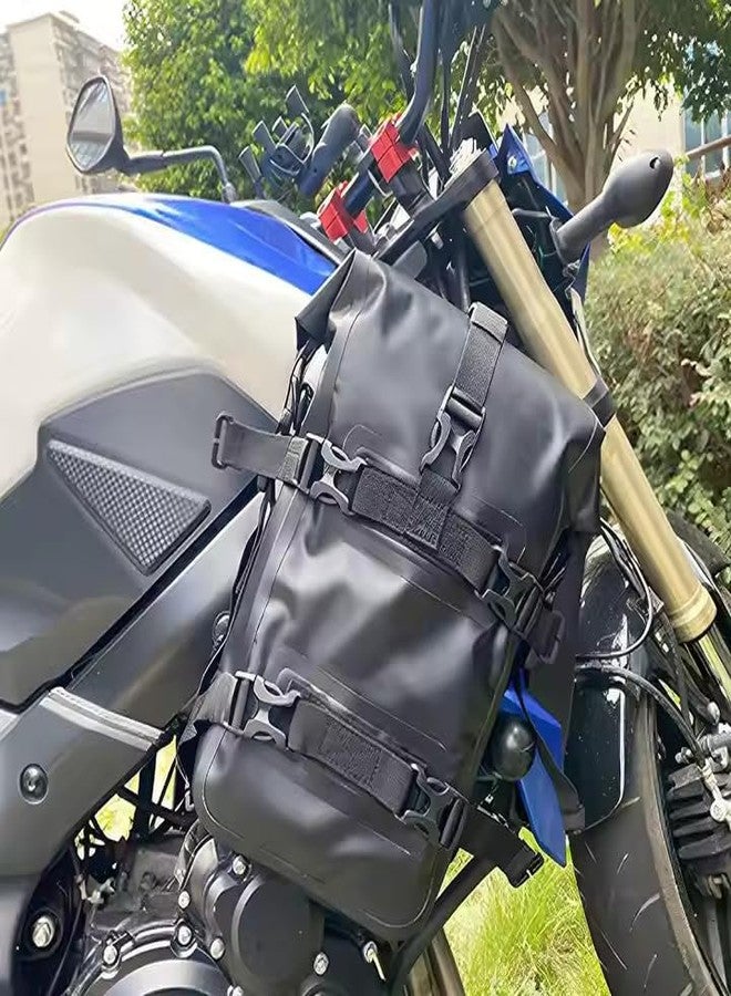 GLOWICK Motorcycle Crash Bar Waterproof Bag Waterproof 8L Bike Frame Bag Cycle Tail Bag Motorcycle Bike Riding Pannier Bag Side Bag with Shoulder Strap (1Pcs) - Image 5