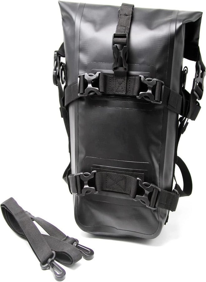 GLOWICK Motorcycle Crash Bar Waterproof Bag Waterproof 8L Bike Frame Bag Cycle Tail Bag Motorcycle Bike Riding Pannier Bag Side Bag with Shoulder Strap (1Pcs) - Image 1