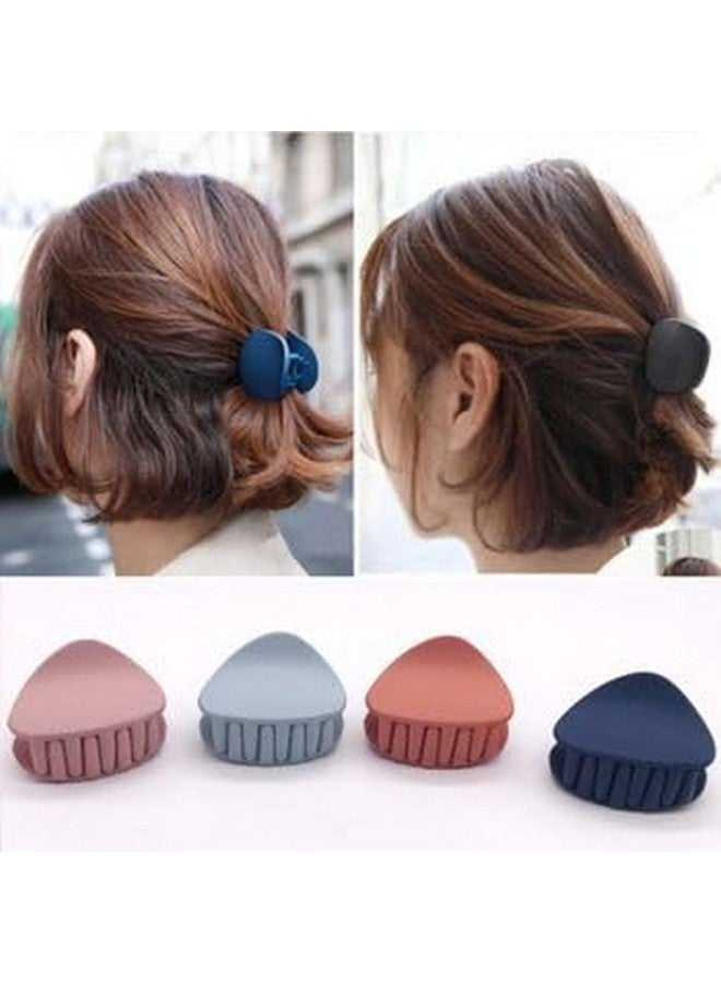 Plenteous Matte Hair Clips | Large Hair Claw Clips for Women | Strong Grip Non-Slip Jaw Clips for Thick Hair | Big Claw Clips | Hair Accessories - 6 Pcs Multi-Color Multi-Shape - Image 3