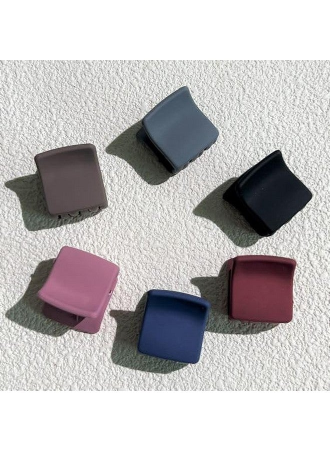 Plenteous Matte Hair Clips | Large Hair Claw Clips for Women | Strong Grip Non-Slip Jaw Clips for Thick Hair | Big Claw Clips | Hair Accessories - 6 Pcs Multi-Color Multi-Shape - Image 4