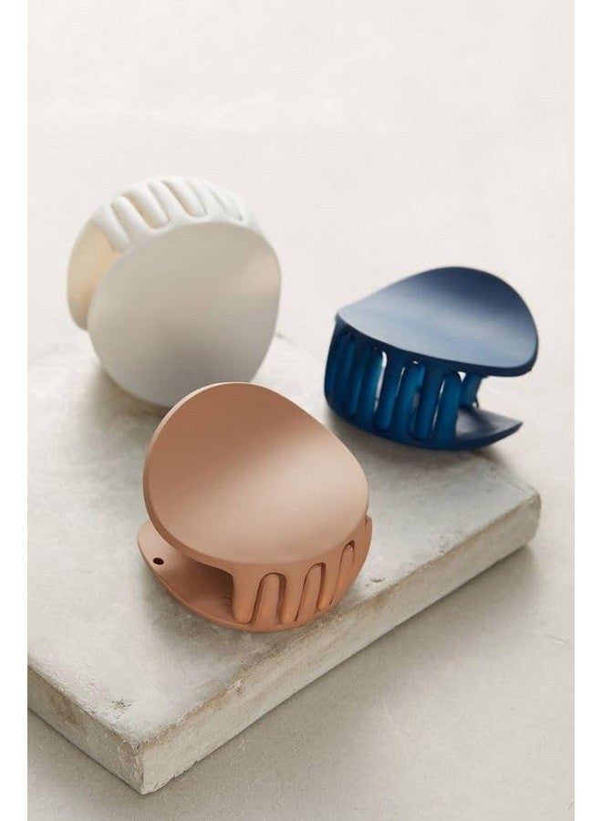 Plenteous Matte Hair Clips | Large Hair Claw Clips for Women | Strong Grip Non-Slip Jaw Clips for Thick Hair | Big Claw Clips | Hair Accessories - 6 Pcs Multi-Color Multi-Shape - Image 5