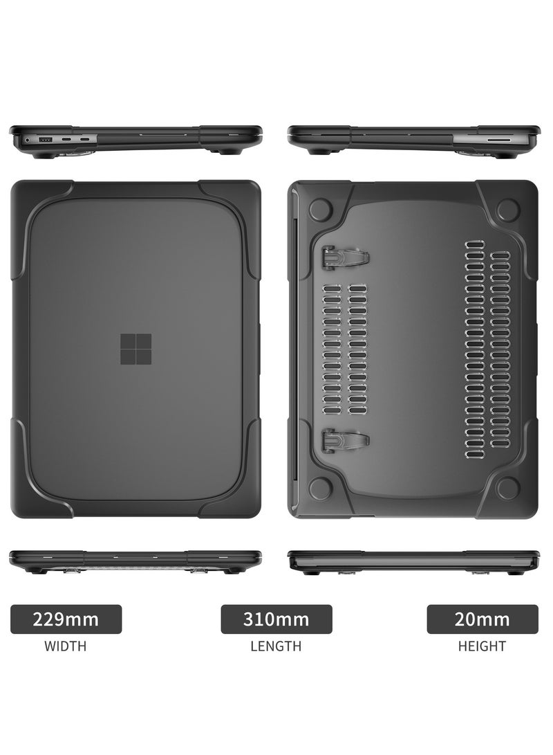 General Compatible with Microsoft Surface Laptop 7 13.8 Inch 2024 (Model: 2036) Heavy Duty Case with Fold Kickstand - Shockproof Stylish & Durable Protective Cover  - Image 4