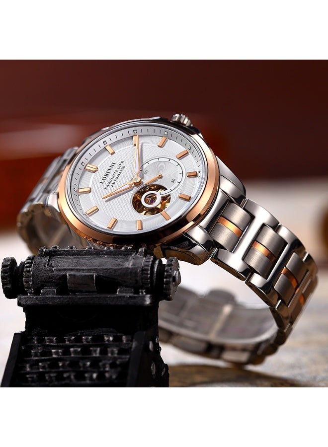 Lobinni New Water Resistant Auto Movement Men Mechanical Watch - Image 2
