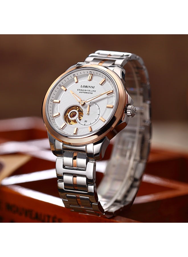 Lobinni New Water Resistant Auto Movement Men Mechanical Watch - Image 3