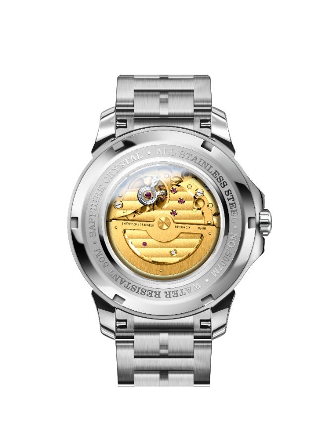 Lobinni New Water Resistant Auto Movement Men Mechanical Watch - Image 5
