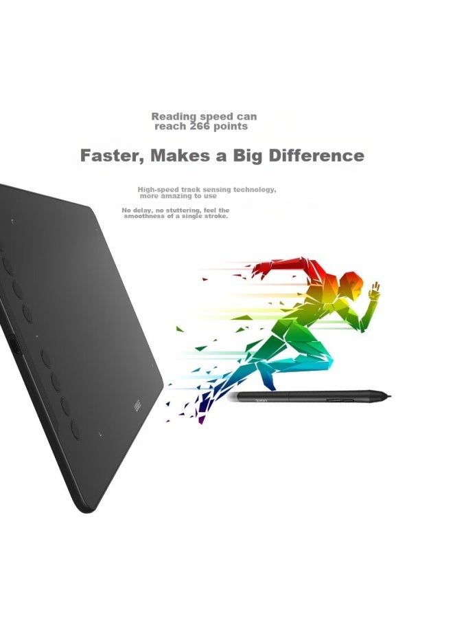 Ugee Digital Drawing Tablet, Handwriting Pad, Drawing Board, Writing Pad, Computer Tablet, Online Class Writing Pad, Drawing Board, Electronic Drawing Board Ex08 Deluxe Package - Image 3