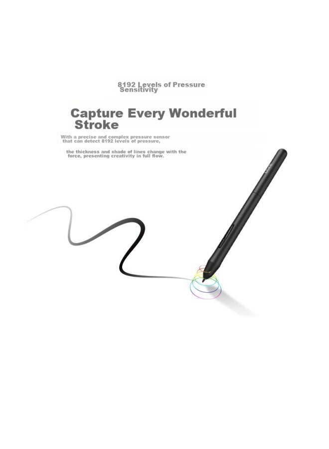 Ugee Digital Drawing Tablet, Handwriting Pad, Drawing Board, Writing Pad, Computer Tablet, Online Class Writing Pad, Drawing Board, Electronic Drawing Board Ex08 Deluxe Package - Image 2