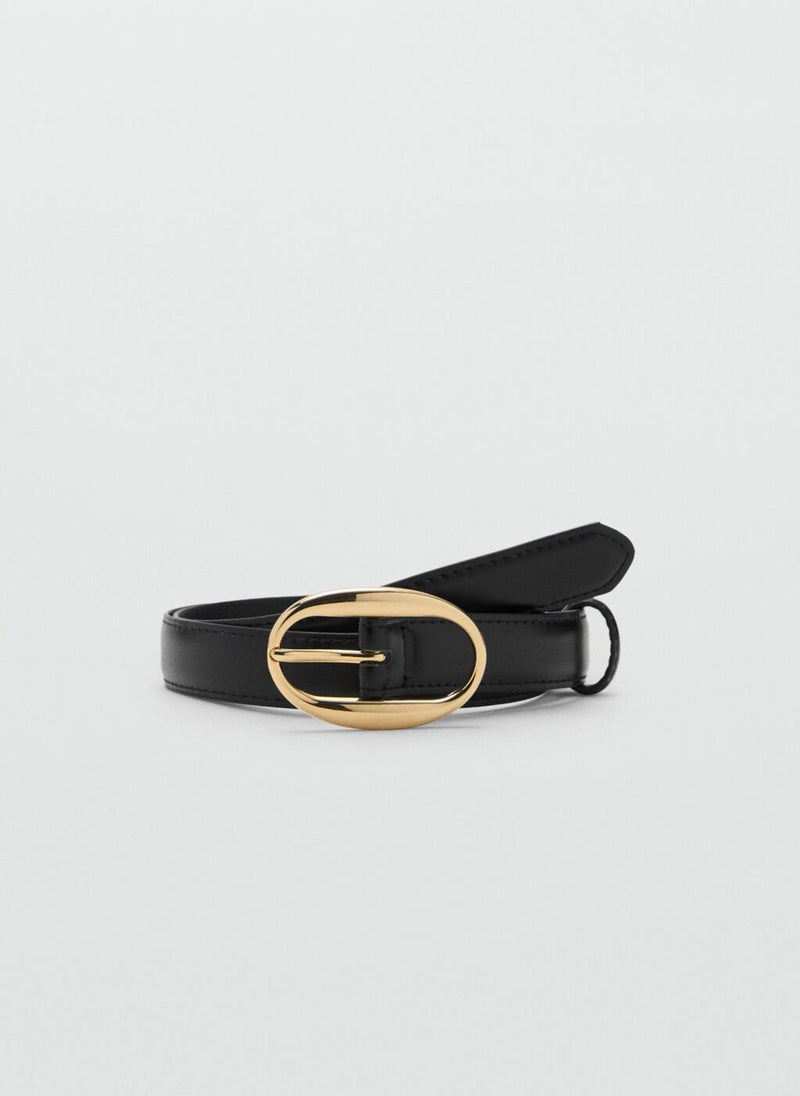 MANGO Oval Buckle Belt  - Image 1