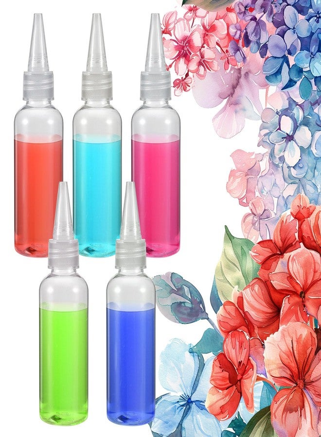 salbsever 8Pcs Plastic Squeeze Bottles 2 oz Mini Clear Empty Squirt Bottle Small Squirt Bottle with Leak-Proof Caps Clear Tiny Squeeze Bottle Empty Mini Bottle Refill for Glue Travel Paint Art Lotion Liquids - Image 3