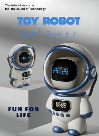 Fashion Astronaut Speaker, Voice Bluetooth Speaker for PC Desktop Home Decor Minimalistic Spaceman Clock TF Card Clock AI Intelligent intercom Alarm Clock Toy - pzsku/ZC03EBE83DC572436631EZ/45/1746204535/c46620f4-a33e-4296-8703-b5f955bf05b2