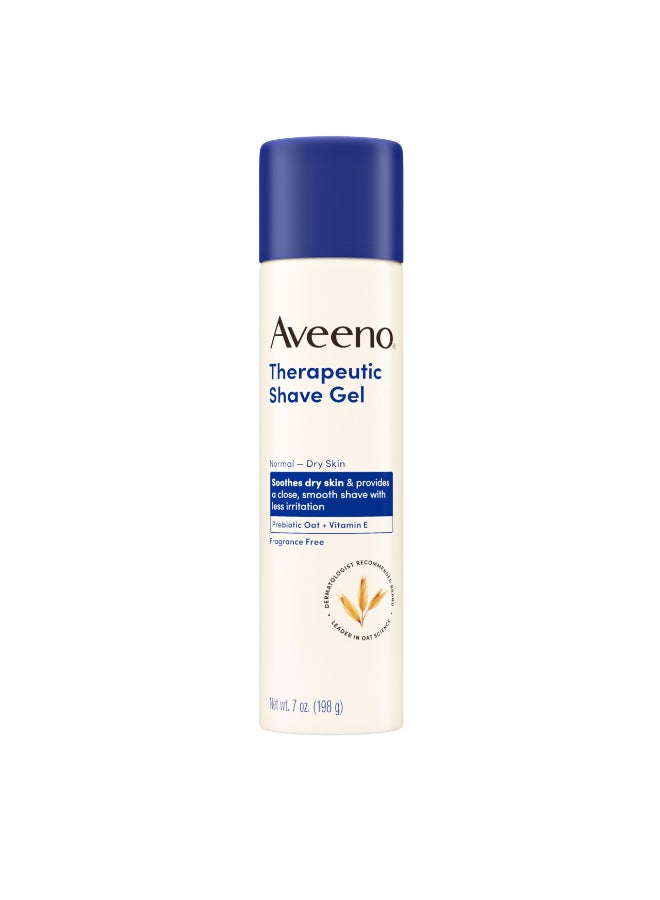 Aveeno Therapeutic Shave Gel with Oat and Vitamin E to Help Prevent Nicks and Cuts Soothes Dry Skin and Provides a Close Smooth Shave with Less Irritation FragranceFree 7 oz - Image 2