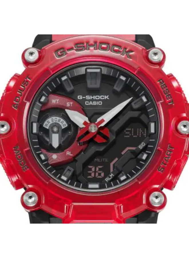 G-SHOCK Men's Resin Analog-Digital Watch GA-2200SKL-4ADR - 47 mm