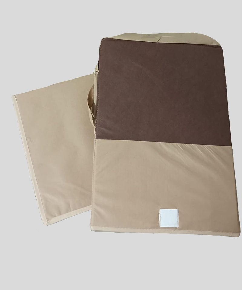 Folding Laundry Basket for Clothes with Lid HandleToys Organiser75 Litre Pack of 1 Brown - Image 4