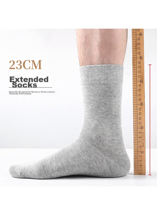 LANG SHA Langsha Men's Socks, Spring And Summer Pure Cotton, Men's Long Socks, Antibacterial And Odor-resistant, High Tube Socks, Business Casual, All-cotton Socks - Image 4