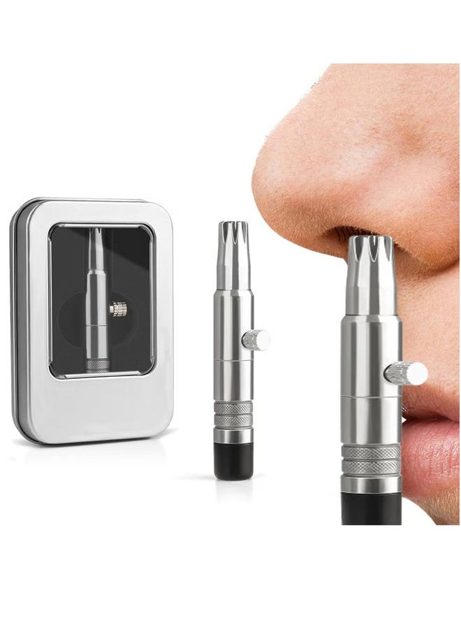 Excefore - Nose Hair Trimmer, Manual Nose Hair Trimmer, Professional Nose & Ear Hair Clipper, Stainless Steel Nose Hair Remover, Unisex, Battery-Free, Washable, Painless - Image 1