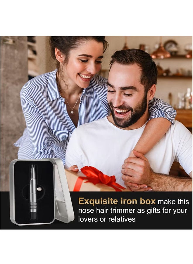 Excefore - Nose Hair Trimmer, Manual Nose Hair Trimmer, Professional Nose & Ear Hair Clipper, Stainless Steel Nose Hair Remover, Unisex, Battery-Free, Washable, Painless - Image 1