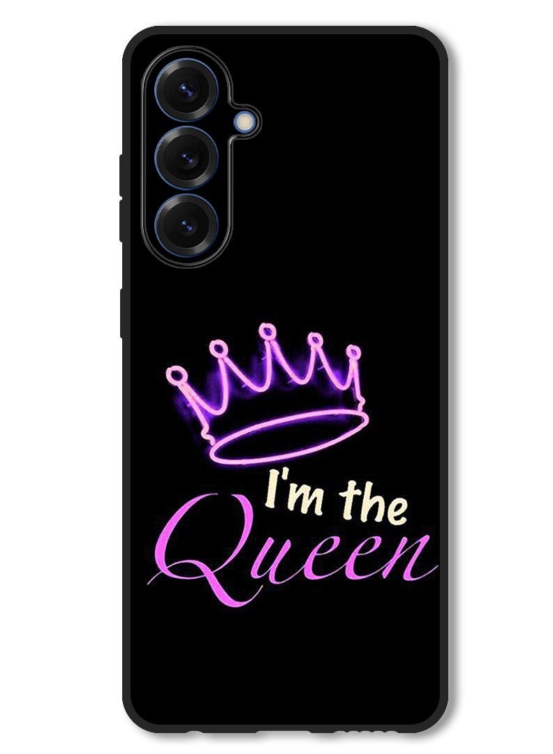 Theodor Case Compatible with Samsung Galaxy A36 Protection Shockproof Bumper Cover I Am The Queen - Image 1