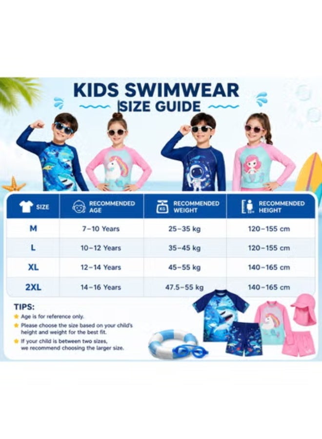 S-Quality 2 Piece Boys Swimsuit Swimming Trunks Set Toddler Kids Training Quick Dry Swimwear Children Short Sleeves Clothing Beachwear Split Bathing Suit for Summer Black - Image 5