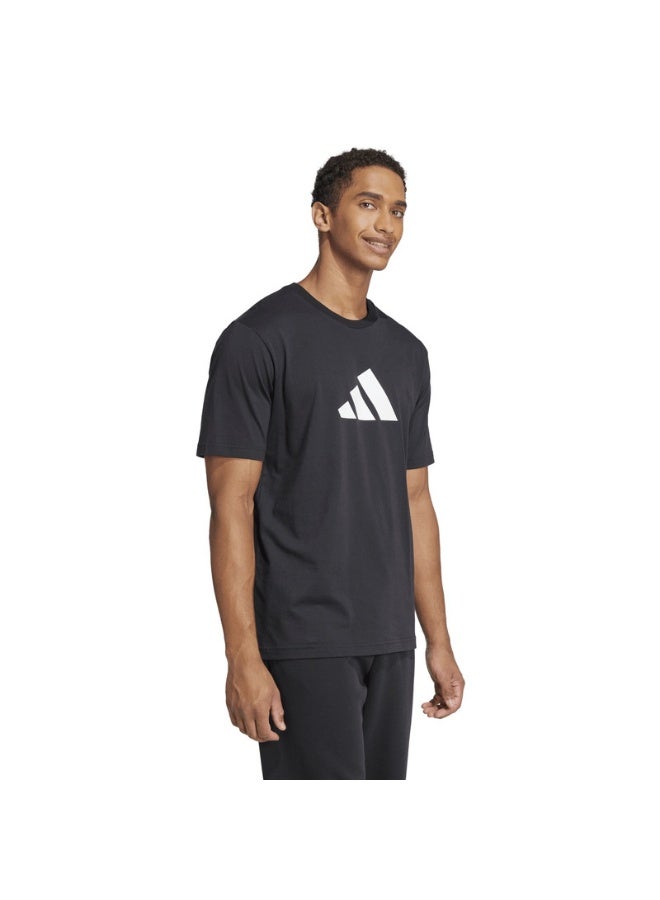 Adidas Adidas M Fi 3Bar Tee M Black Not Sports Specific T-Shirts For Men - Image 5