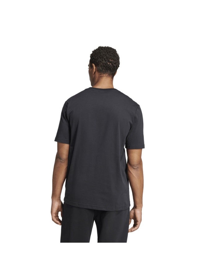 Adidas Adidas M Fi 3Bar Tee M Black Not Sports Specific T-Shirts For Men - Image 4