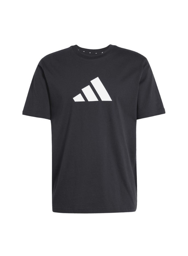 Adidas Adidas M Fi 3Bar Tee M Black Not Sports Specific T-Shirts For Men - Image 2