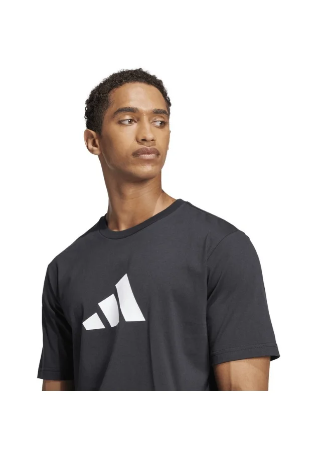 adidas تيشيرت أديداس M Fi 3Bar للرجال - أسود