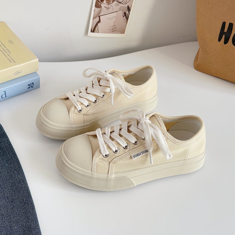 Women's Canvas Low Top Sneakers - Image 2