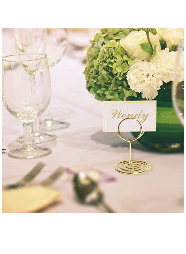 20pcs Place Card Holders -Table Photo Holder Pictures Stand Clips for Place Cards on Weddings ,Anniversary, Party ,Office - Image 4