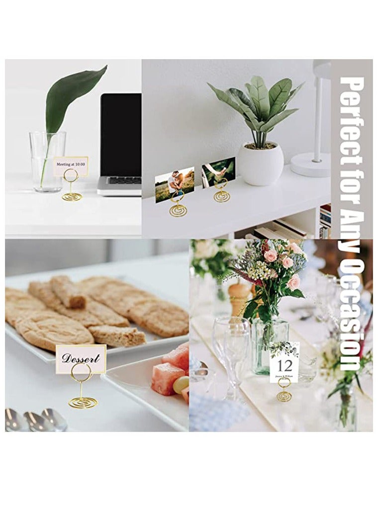 20pcs Place Card Holders -Table Photo Holder Pictures Stand Clips for Place Cards on Weddings ,Anniversary, Party ,Office - Image 5