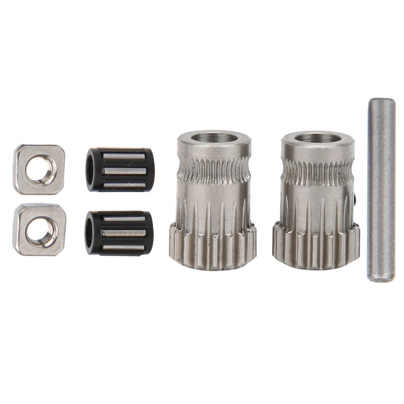 عدة بكرة الطابعة ثلاثية الأبعاد مع الصواميل والمحامل لجهاز Prusa i3 MK2/MK3 - مكونات تروس بديلة عالية الجودة - عجلة تغذية سلك متينة للطابعة ثلاثية الأبعاد - Image 5