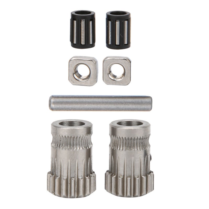 عدة بكرة الطابعة ثلاثية الأبعاد مع الصواميل والمحامل لجهاز Prusa i3 MK2/MK3 - مكونات تروس بديلة عالية الجودة - عجلة تغذية سلك متينة للطابعة ثلاثية الأبعاد - Image 3