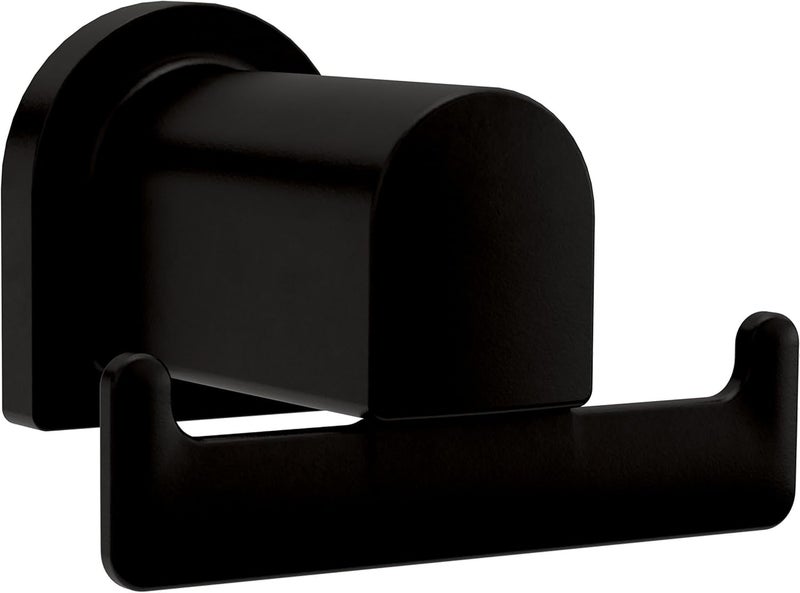 Peerless PA419BL Xander Double Towel Hook Matte Black - Image 1
