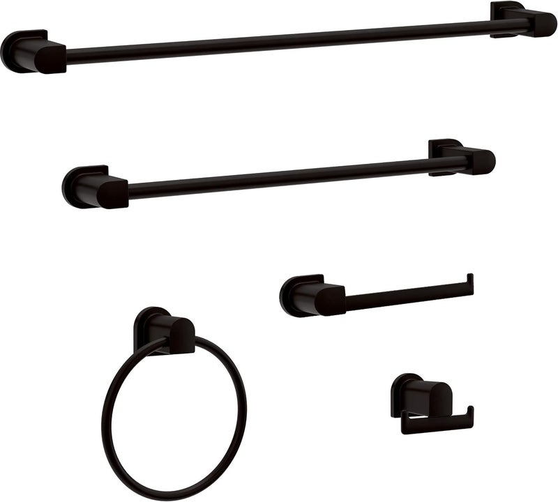 Peerless PA419BL Xander Double Towel Hook Matte Black - Image 4