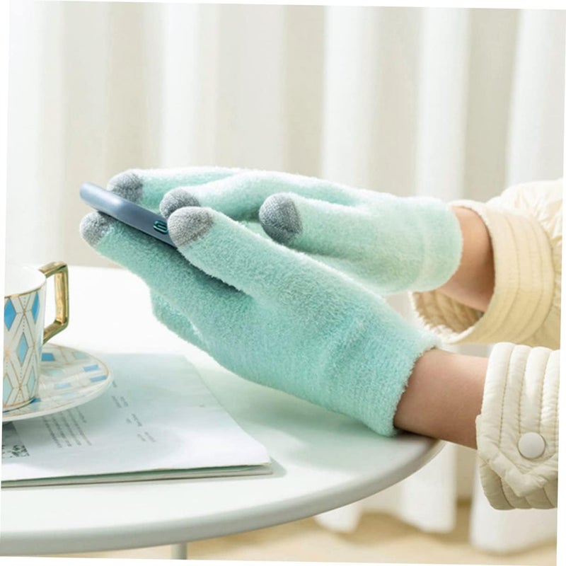 قفازات اللمس VICASKY للهواتف المحمولة، زوجين من قفازات العناية باليدين بالجيل المرطب، غطاء سبا مقشر لليدين الجافة، علاج تجميل مرطب للبالغين - Image 2