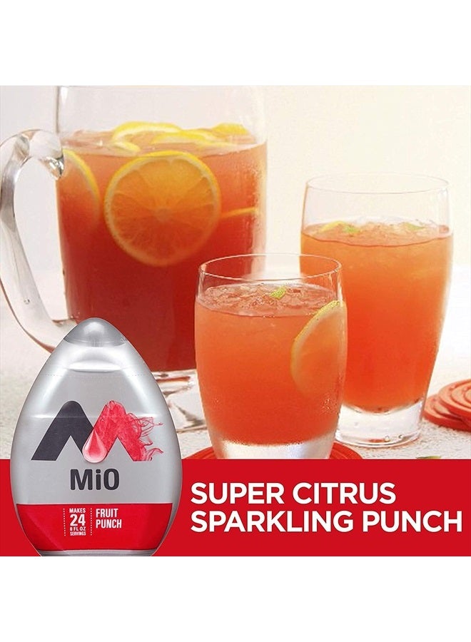 mio محسن مياه سائل مي أو - يصنع 24 حصة + فيتامينات، 1.62 أونصة لكل منها، (فاكهة البونش، عبوة من 2) - Image 4