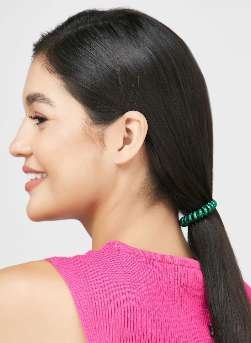Ginger 6 Pack Metallic Hair Scrunchie