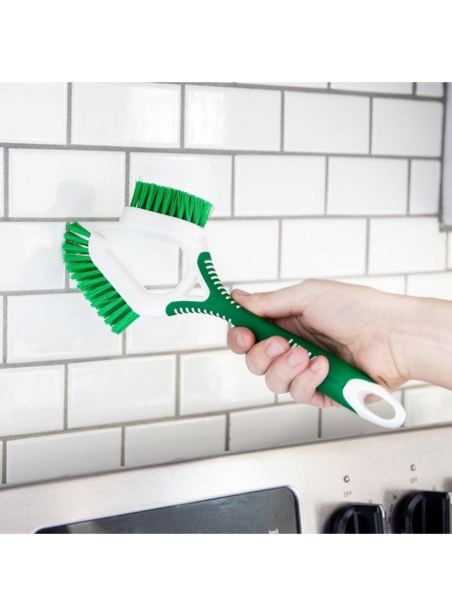 Libman Heavy Duty Scrub Brush Kit | Cleaning Brushes for Household Use | Tub Scrubber | Easy Grip Scrub Brush | Big Job Kitchen Brush | Dual Sided Tile & Grout Brush | 3 Different Brushes Included - Image 5