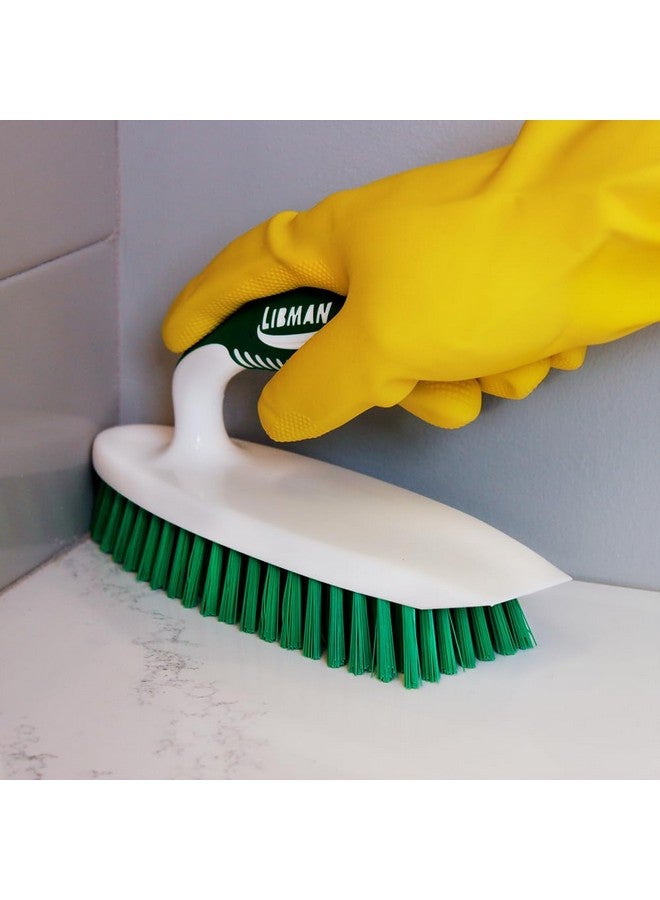 Libman Heavy Duty Scrub Brush Kit | Cleaning Brushes for Household Use | Tub Scrubber | Easy Grip Scrub Brush | Big Job Kitchen Brush | Dual Sided Tile & Grout Brush | 3 Different Brushes Included - Image 3