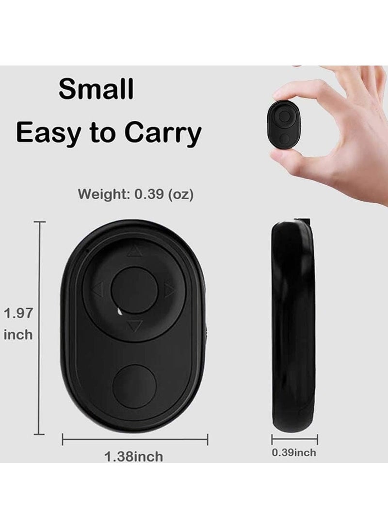 Bluetooth Remote & Page Turner Control - Can Also Use to Scroll Videos for Tiktok and Control to Play/Pause The Video - It Can Work with Most Cellphones/Tablets (Andriod 8.0+ and iOS 6.0~13.3) - Image 4